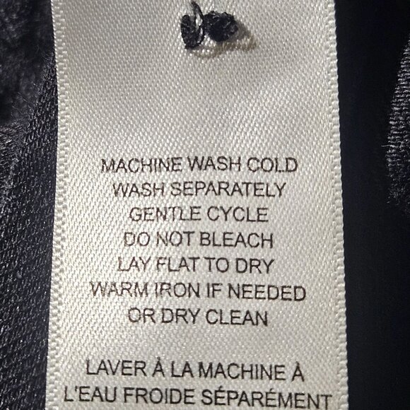 Frame Women’s Charcoal Button-Up Shirt Med Model Off-Duty Indie Minimalist - Picture 8 of 13